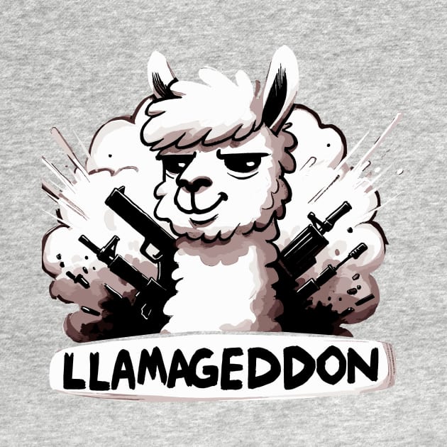 Llamageddon Armored Llama Gun by DoodleDashDesigns